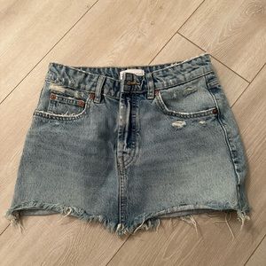 Zara denim skirt